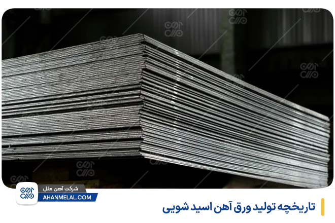 تاریخچه تولید ورق آهن اسید شویی