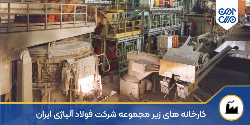 کارخانه های زیر مجموعه شرکت فولاد آلیاژی ایران