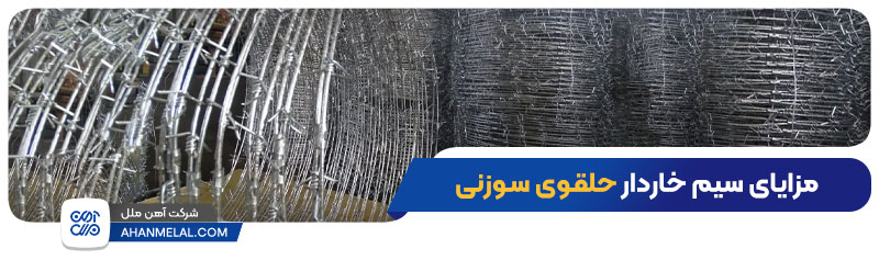 مزایای سیم خاردار حلقوی سوزنی