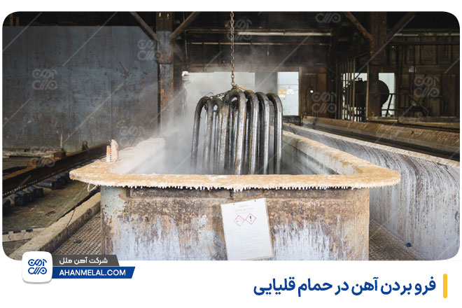 فرو بردن در حمام قلیایی