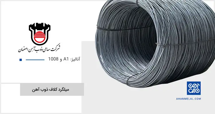 قیمت میلگرد کلاف ذوب آهن