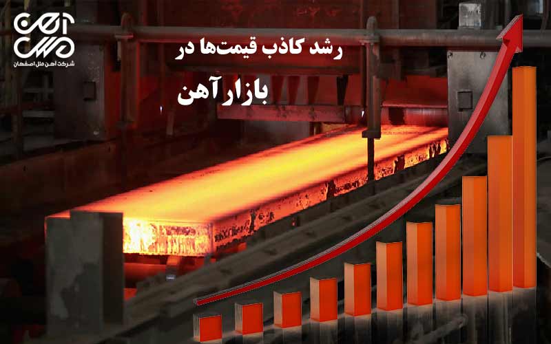 رشد کاذب قیمت ها در بازار آهن