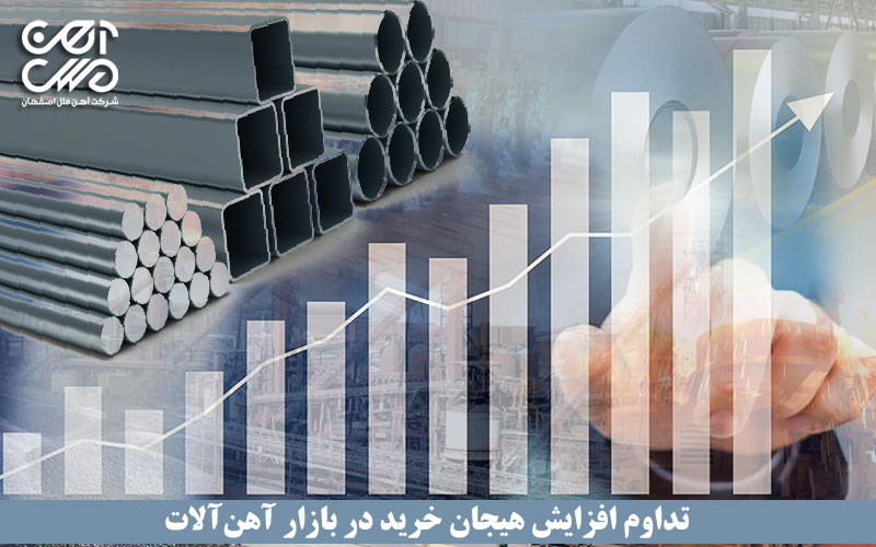 تداوم افزایش هیجان خرید در بازار آهن آلات