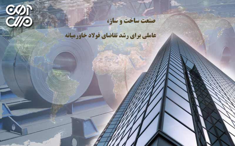 صنعت ساخت و ساز , عاملی برای رشد تقاضای فولاد خاورمیانه