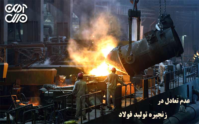 عدم تعادل در زنجیره تولید فولاد