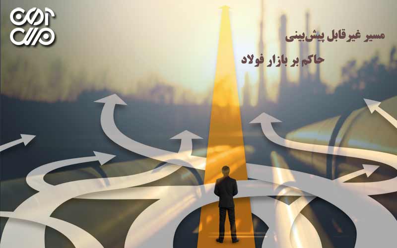 مسیر غیرقابل پیشبینی حاکم بر بازار فولاد این روزها