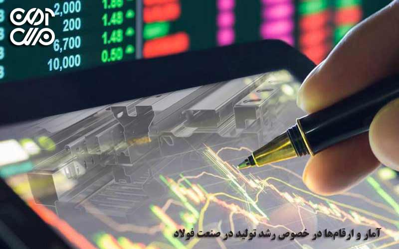 آمار و ارقامها در خصوص رشد تولید در صنعت فولاد