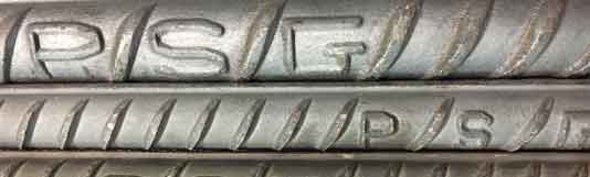 علامت اختصاری  میلگرد پرشین فولاد