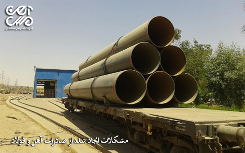 مشکلات ایجاد شده از صادرات آهن و فولاد