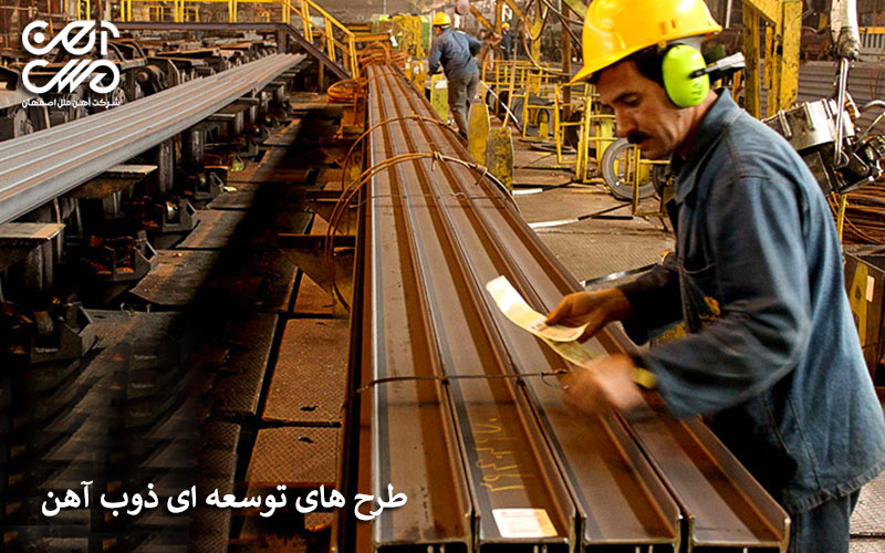 طرح های توسعه ای ذوب آهن