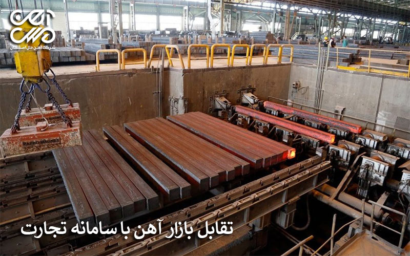 تقابل بازار آهن با سامانه تجارت