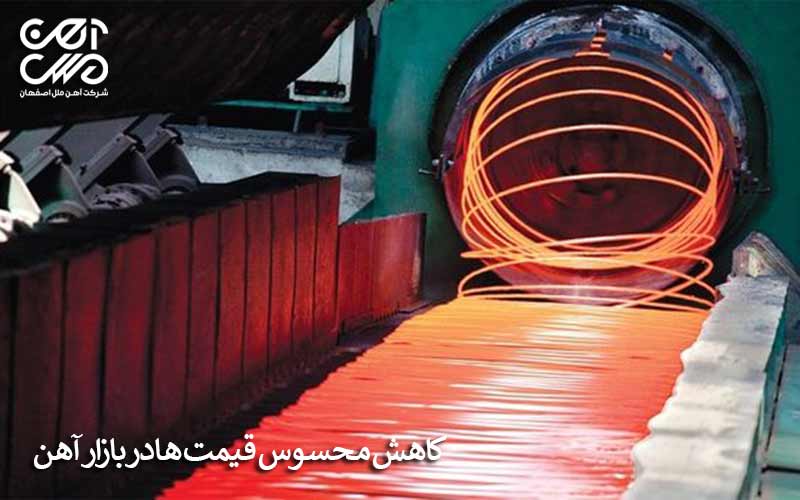 کاهش محسوس قیمت ها در بازار آهن
