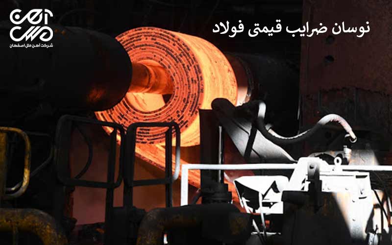 نوسان ضریب قیمتی فولاد